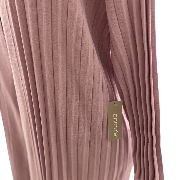 NWT Chico’s Long Pleated Sweater - Picture 6 of 6